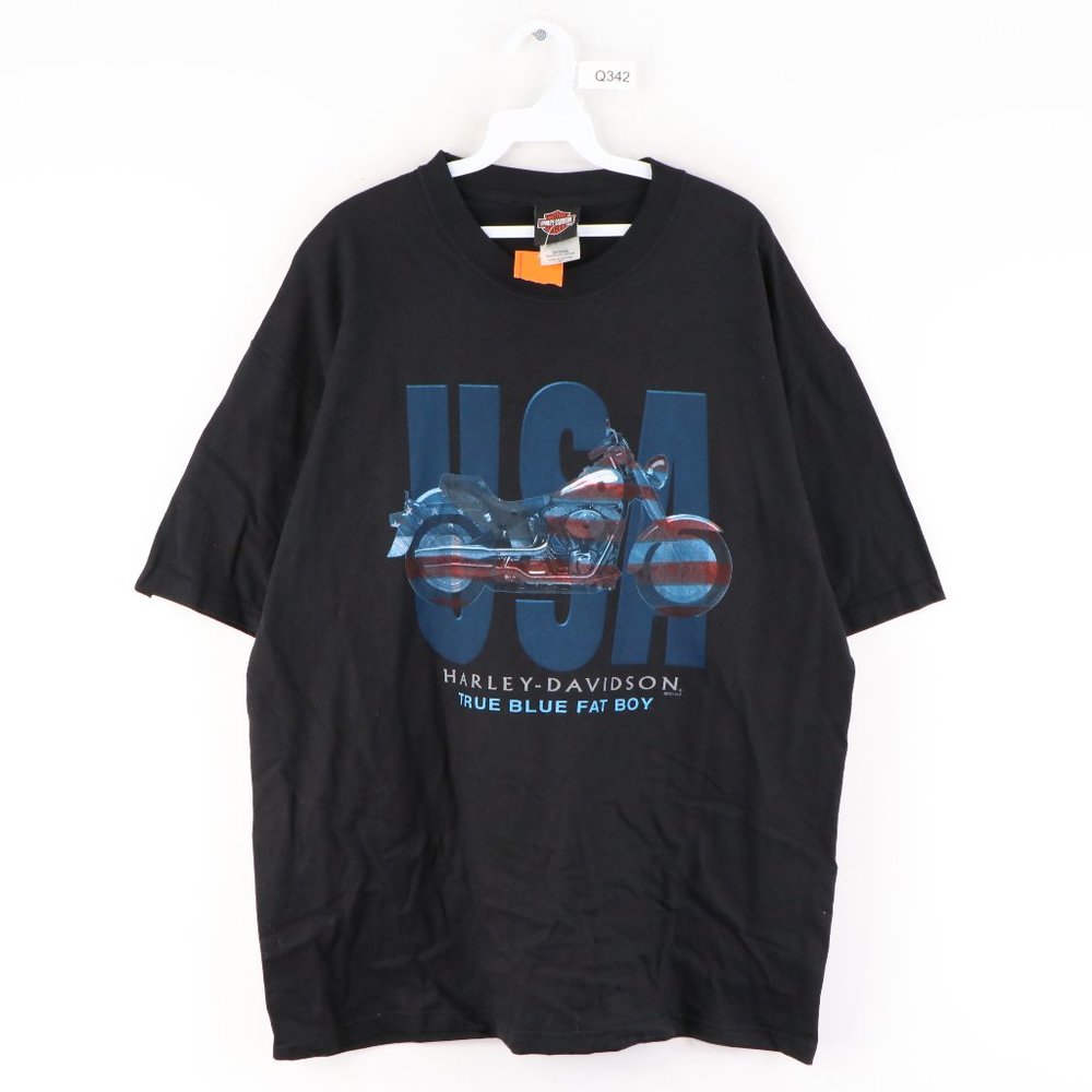 Vintage Harley Davidson Fat Boy Alligator Shirt